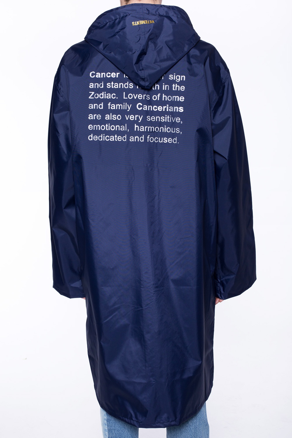 VETEMENTS Cancer horoscope motif raincoat | Men's Clothing | Vitkac